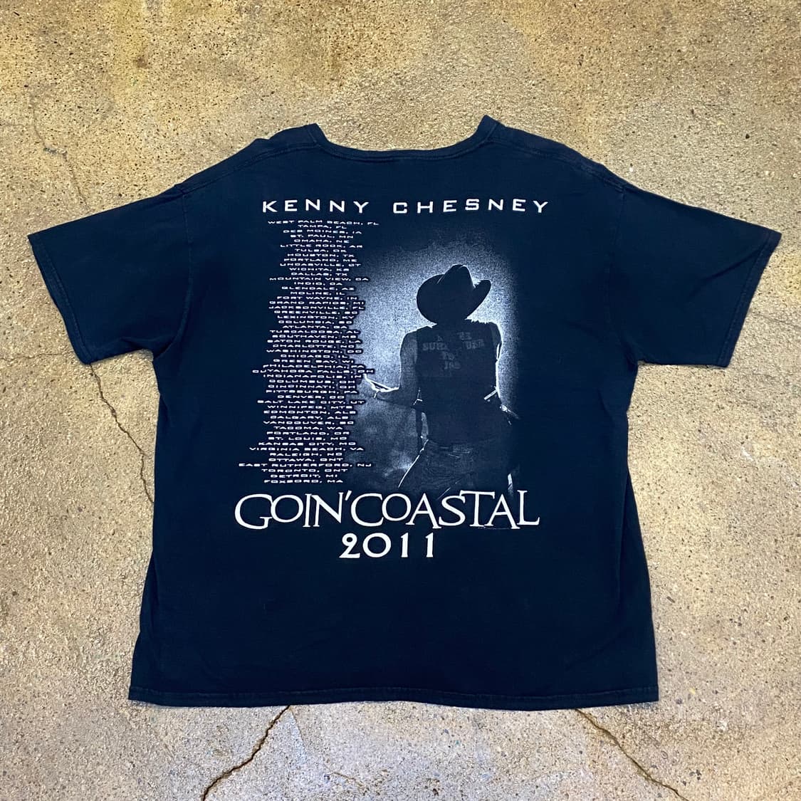미국 빈티지 케니 체스니 투어티 반팔티 락티셔츠 상품이미지4
