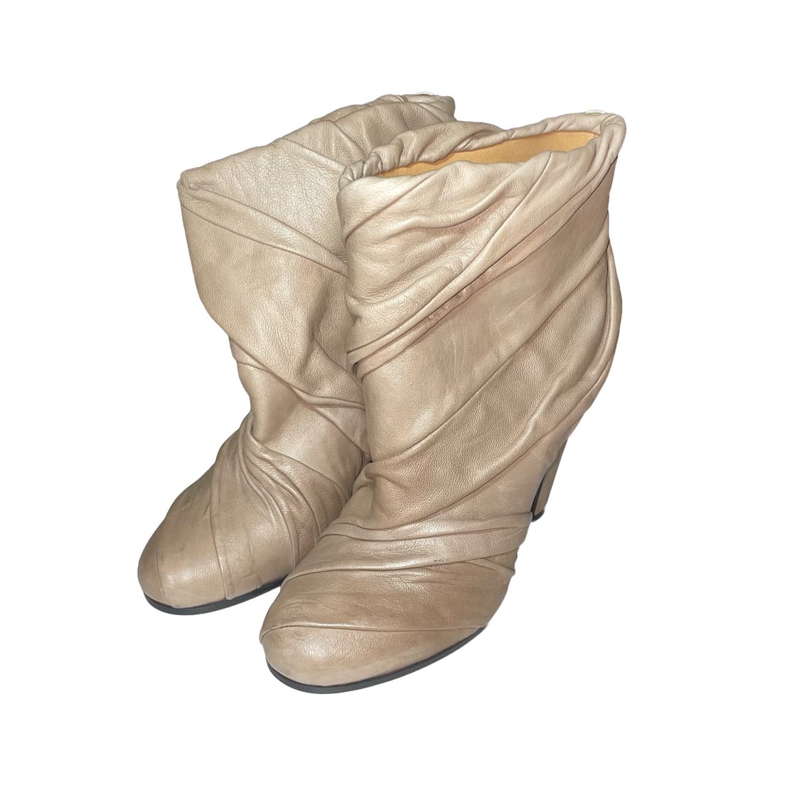 Margiela Shirring Leather Boots 상품이미지2