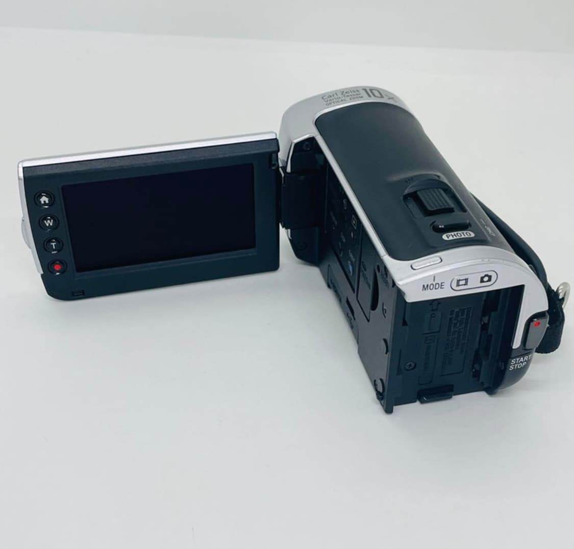 sony hdr cx 120 캠코더 빈티지 카메라 레코더 핸디캠 실버 상품이미지5