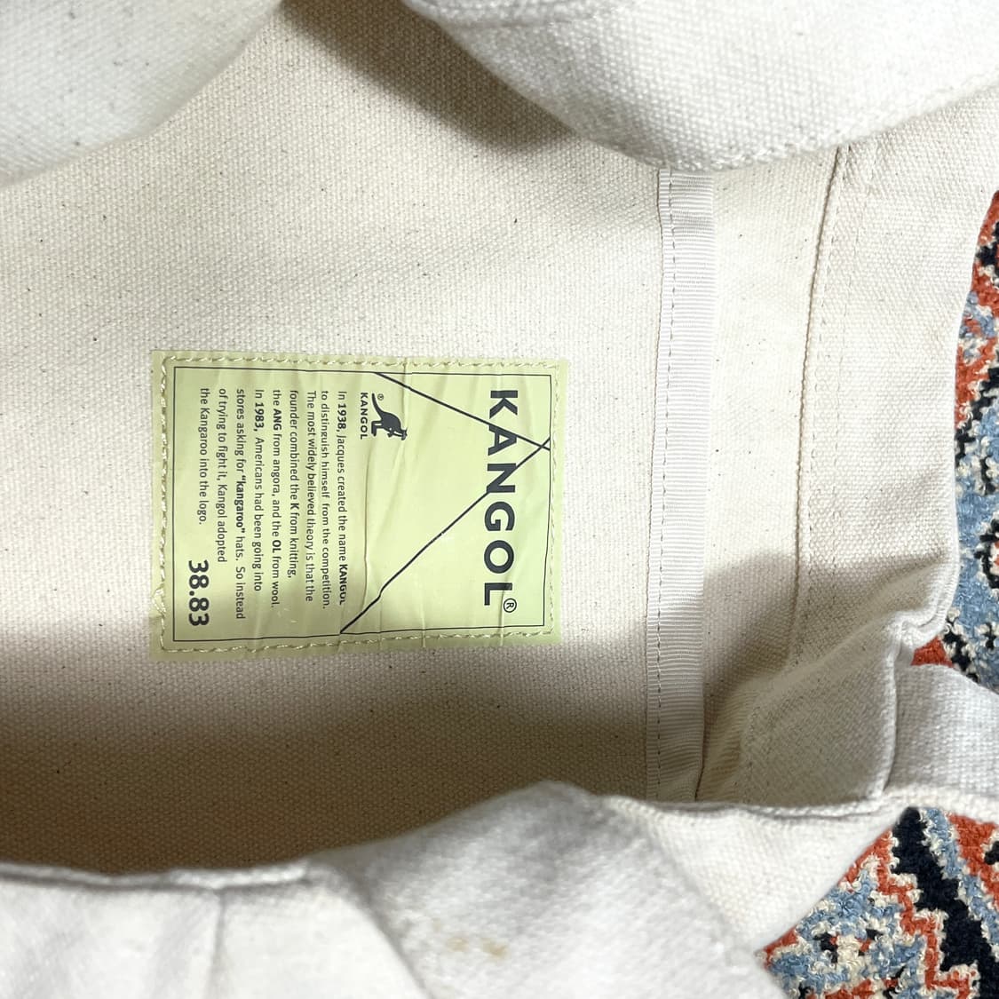 캉골 아이보리 캔버스 에코백 상품이미지3