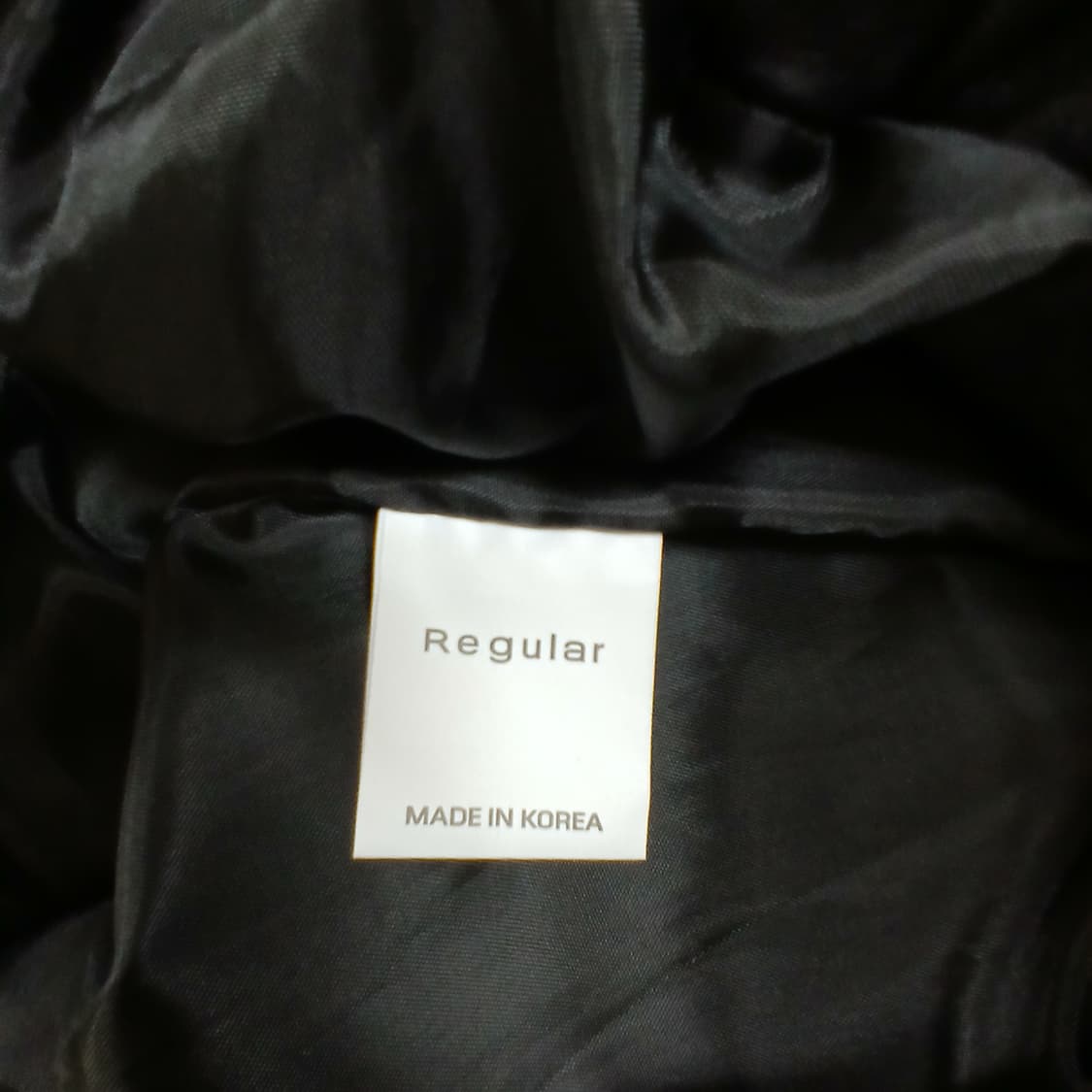 Regular 블랙 레더 자켓 상품이미지8