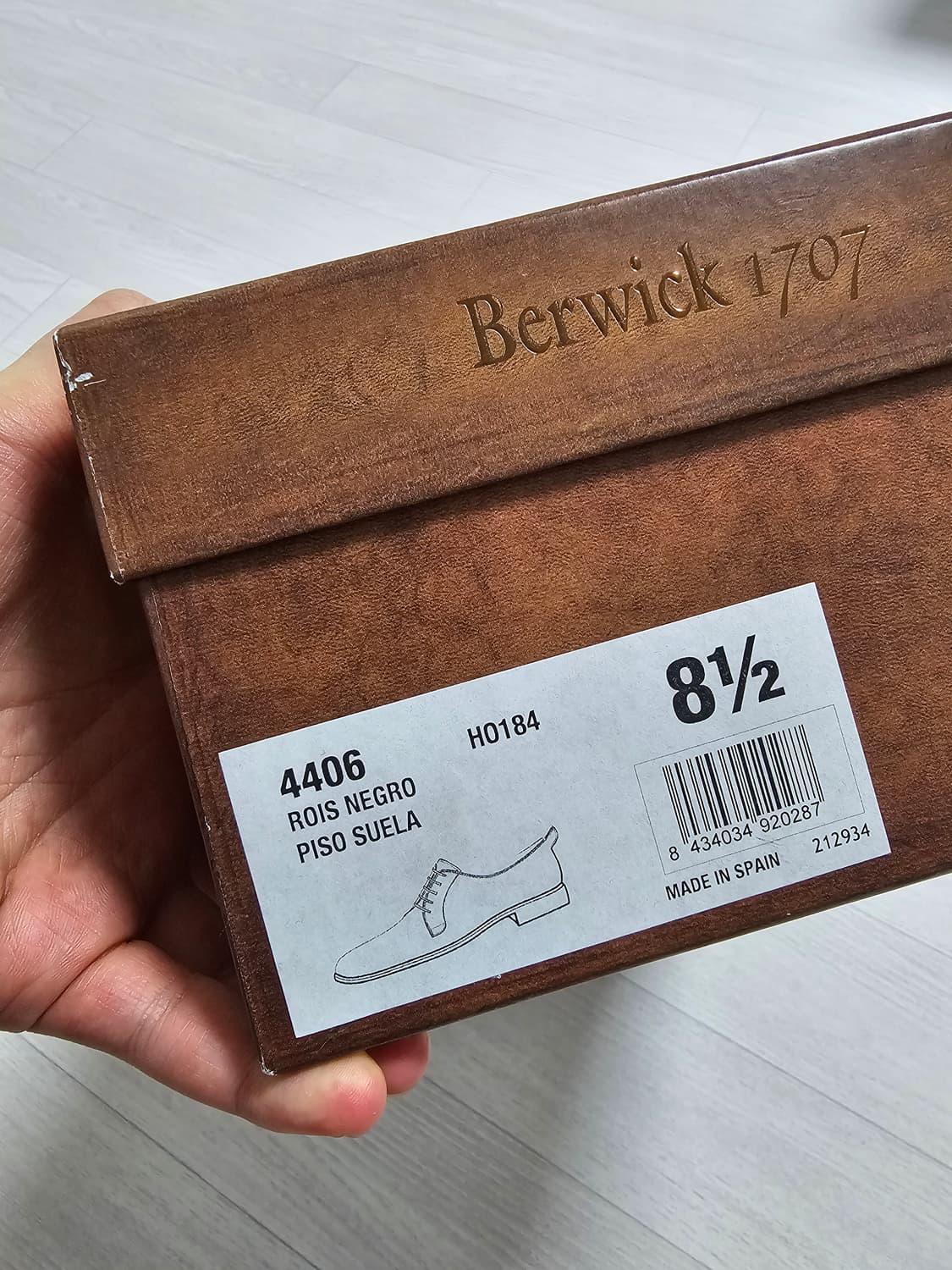 버윅 4406 블랙 홍창 8.5 상품이미지4