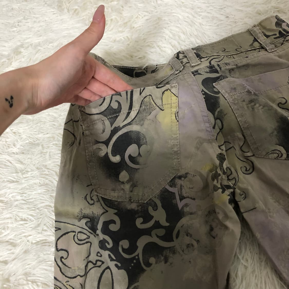 빈티지 실키한 문향 로우라이즈 상품이미지6