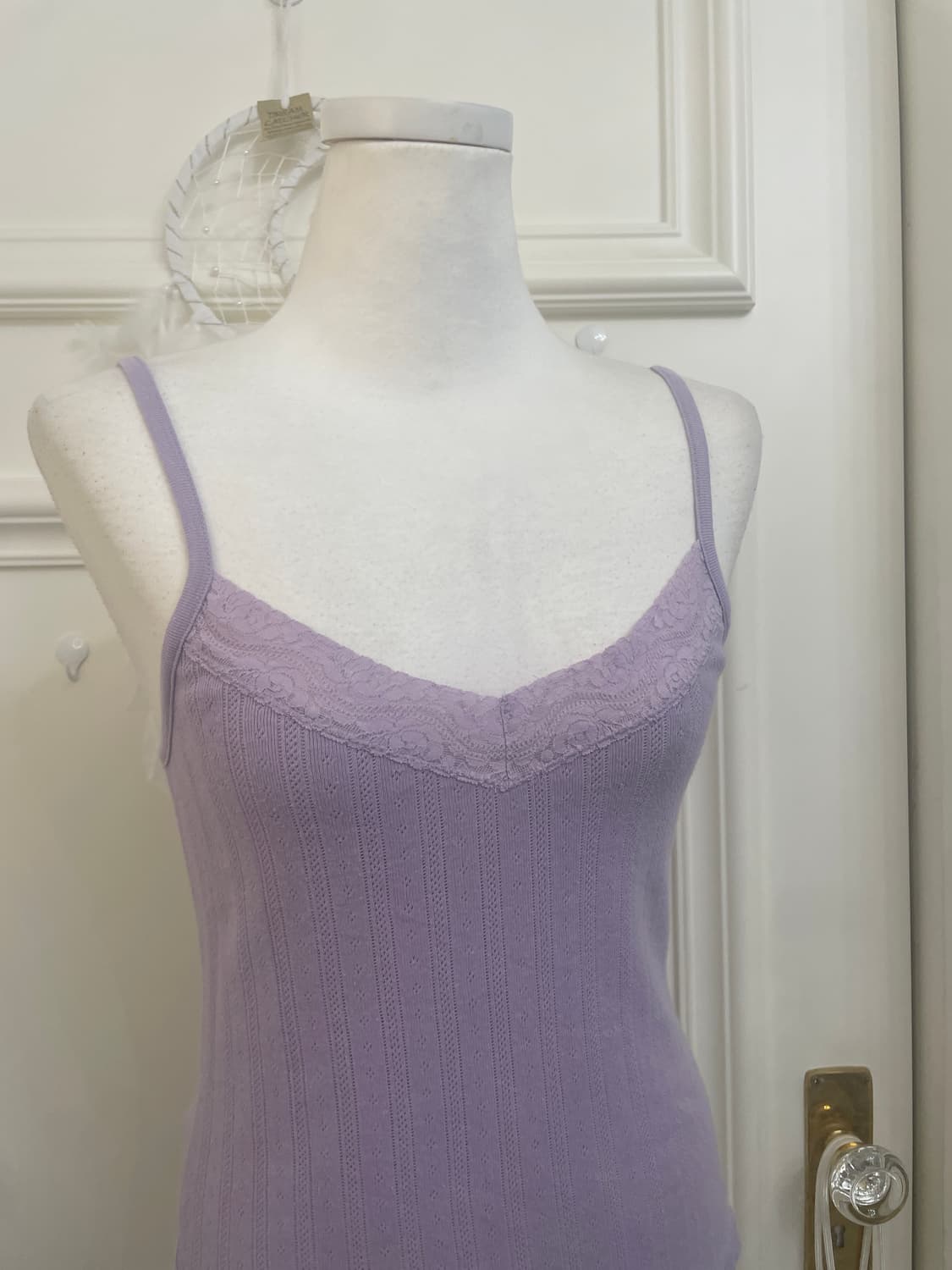 lavender crochet crop cardigan&lace poin 상품이미지9
