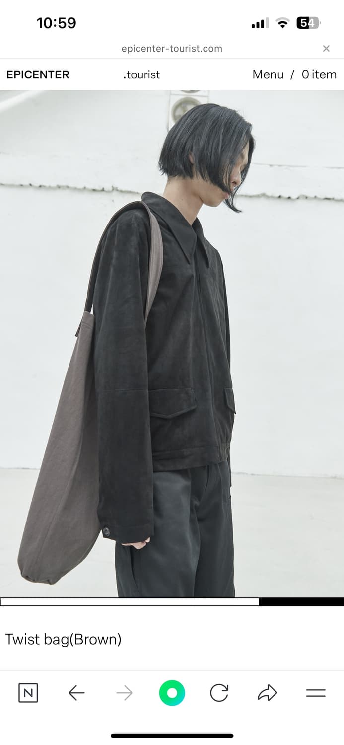 에피센터 투어리스트 트위스트백 브라운 상품이미지5