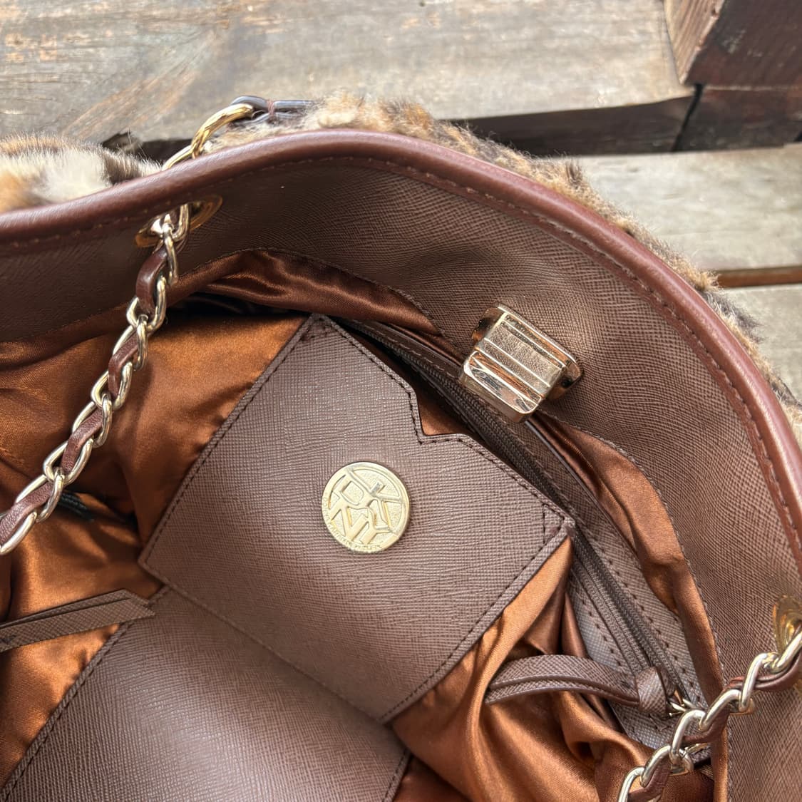 DKNY 디캔앤와이 레오파드 백 상품이미지9