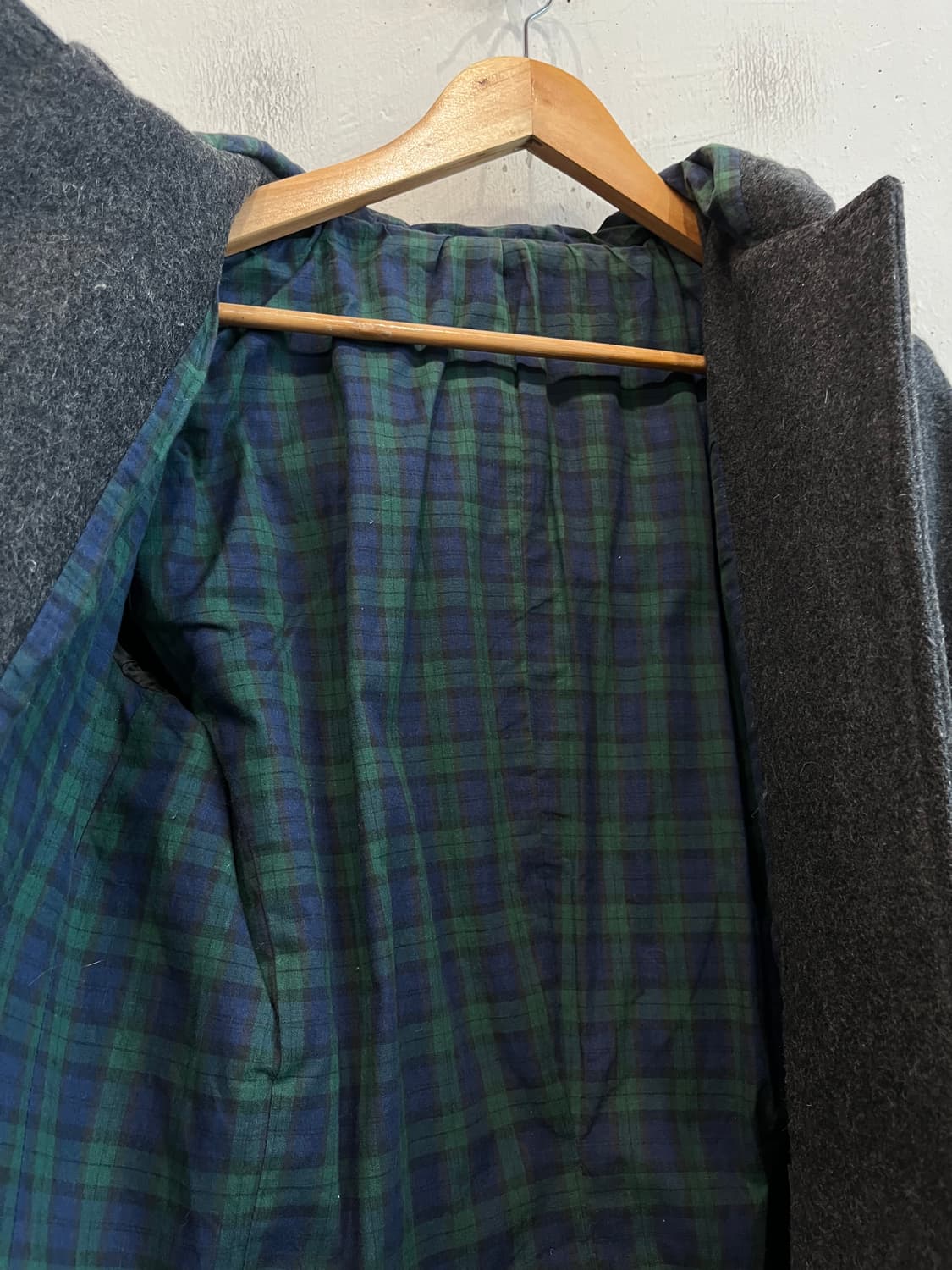 Made in JAPAN 울 더플 코트 상품이미지4