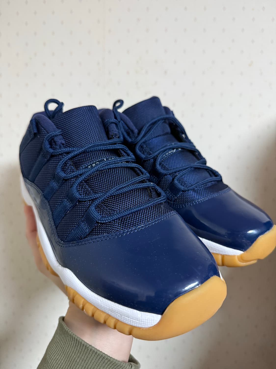 에어 조던 11 레트로 로우 네이비 검 7Y 상품이미지2