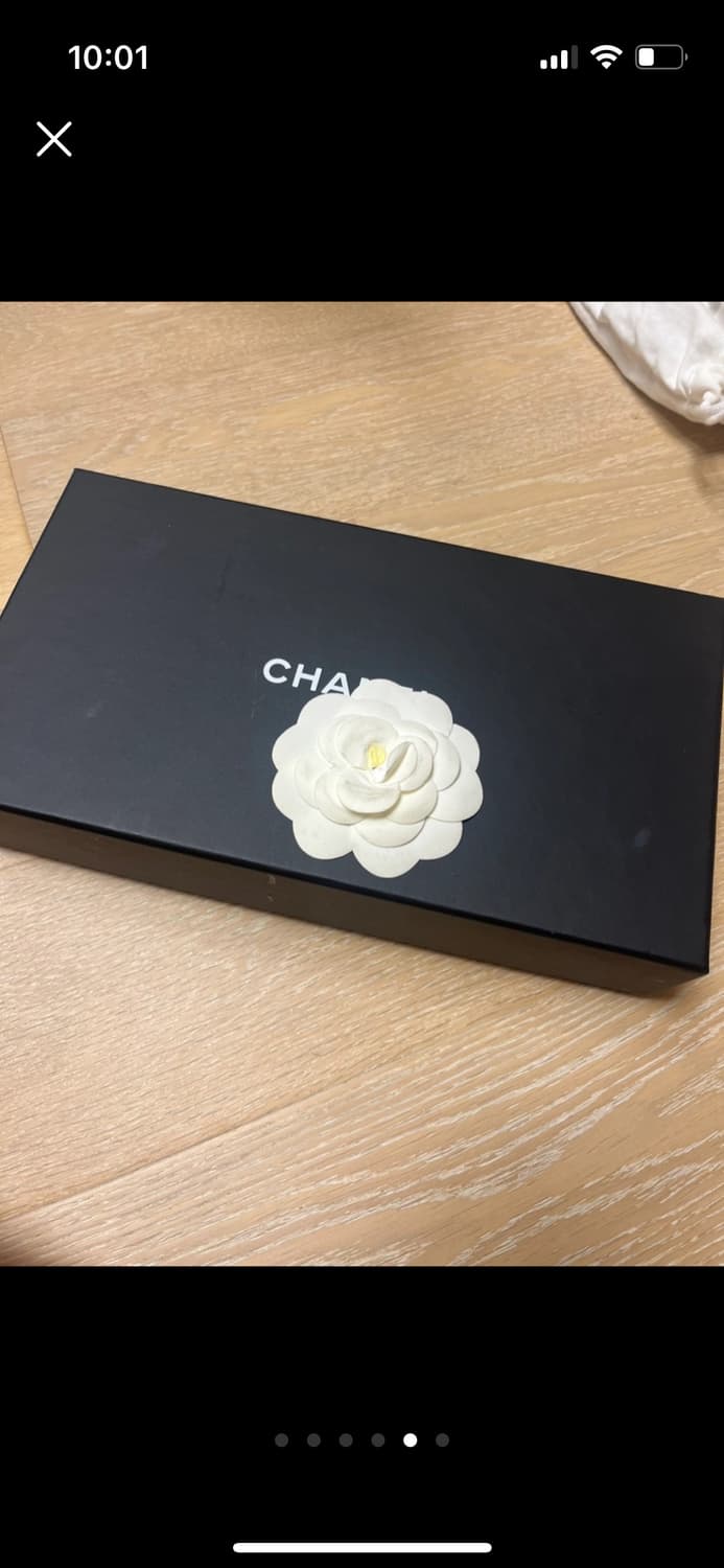 보이 샤넬 금장 장지갑 핑크 상품이미지5