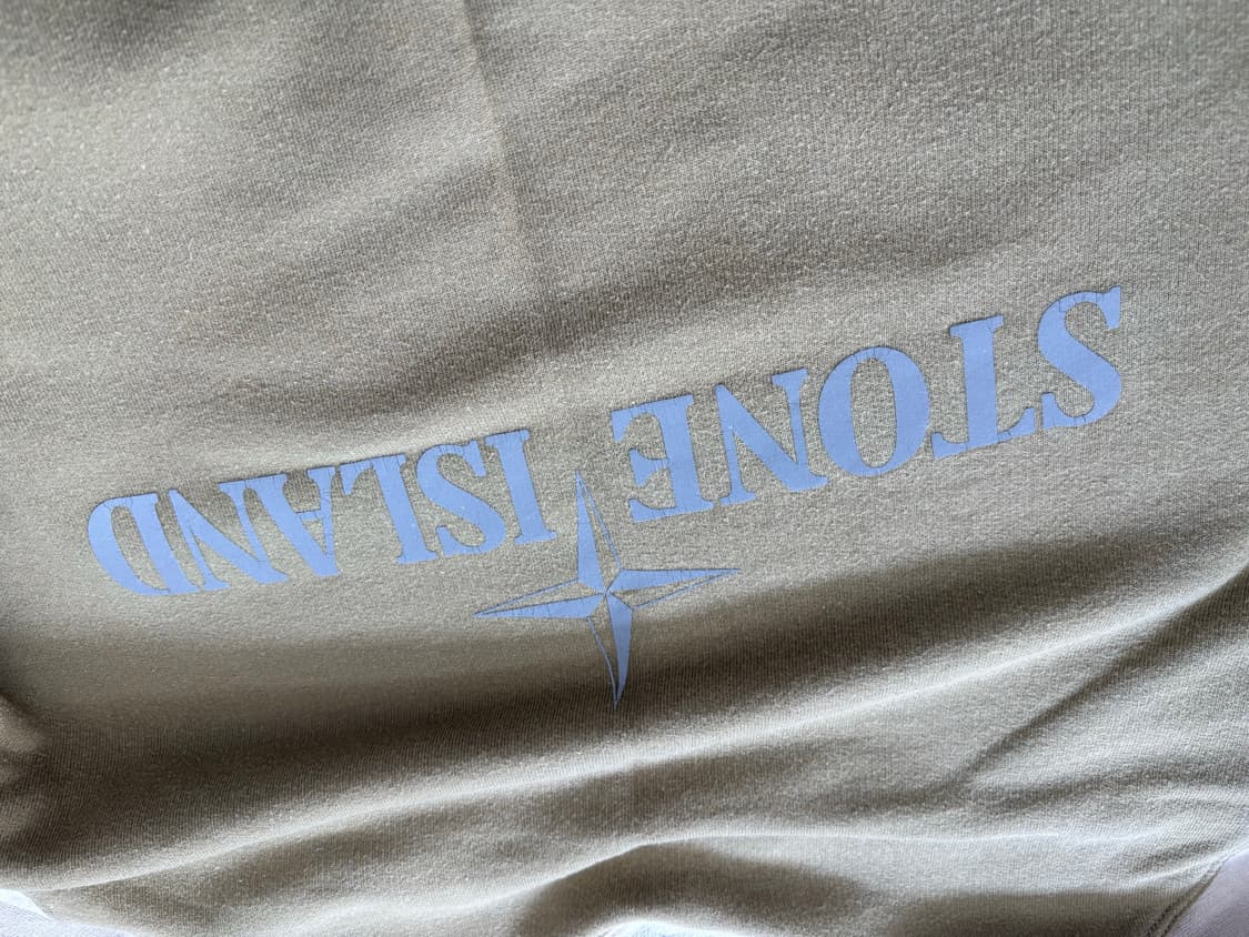 스톤아일랜드 투톤 맨투맨 L 상품이미지3