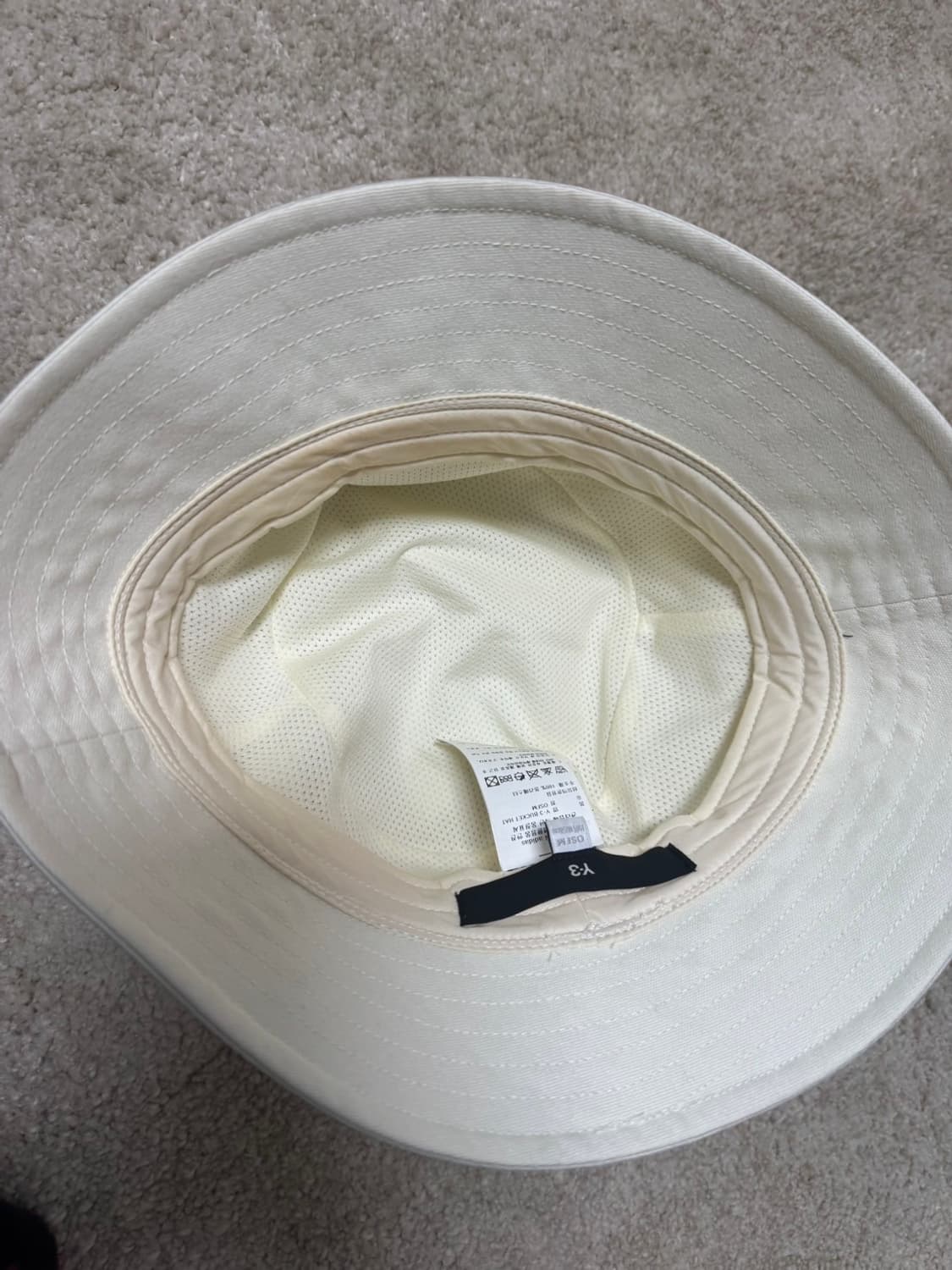 Y-3 아디다스 버킷햇 화이트 상품이미지3