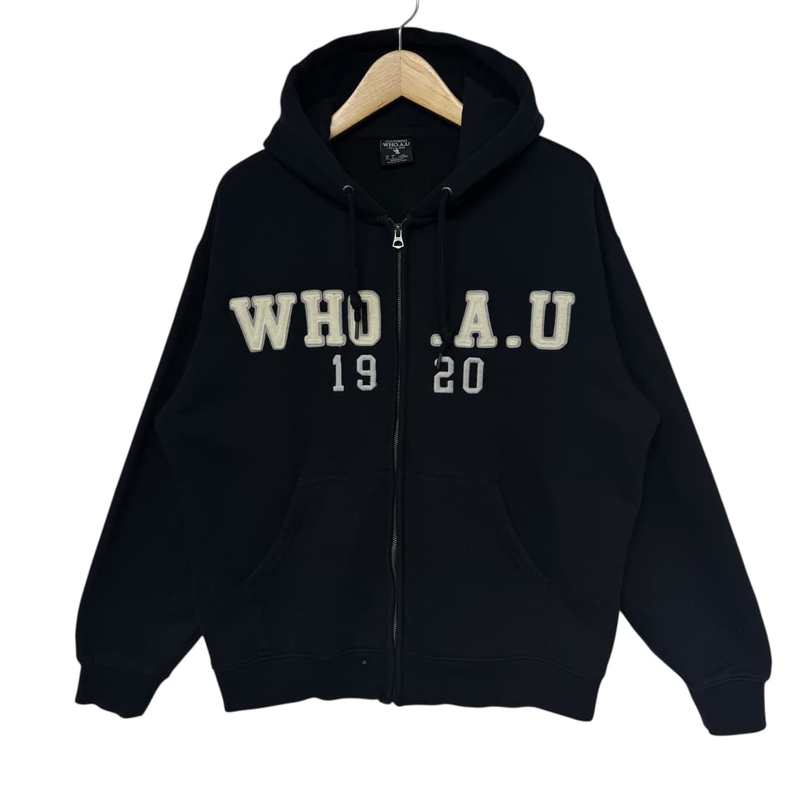 후아유 아치로고 후드집업 상품이미지1