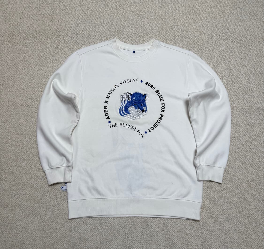 아더에러 X 메종키츠네 트리플 폭스 헤드 스웨트 셔츠 상품이미지1
