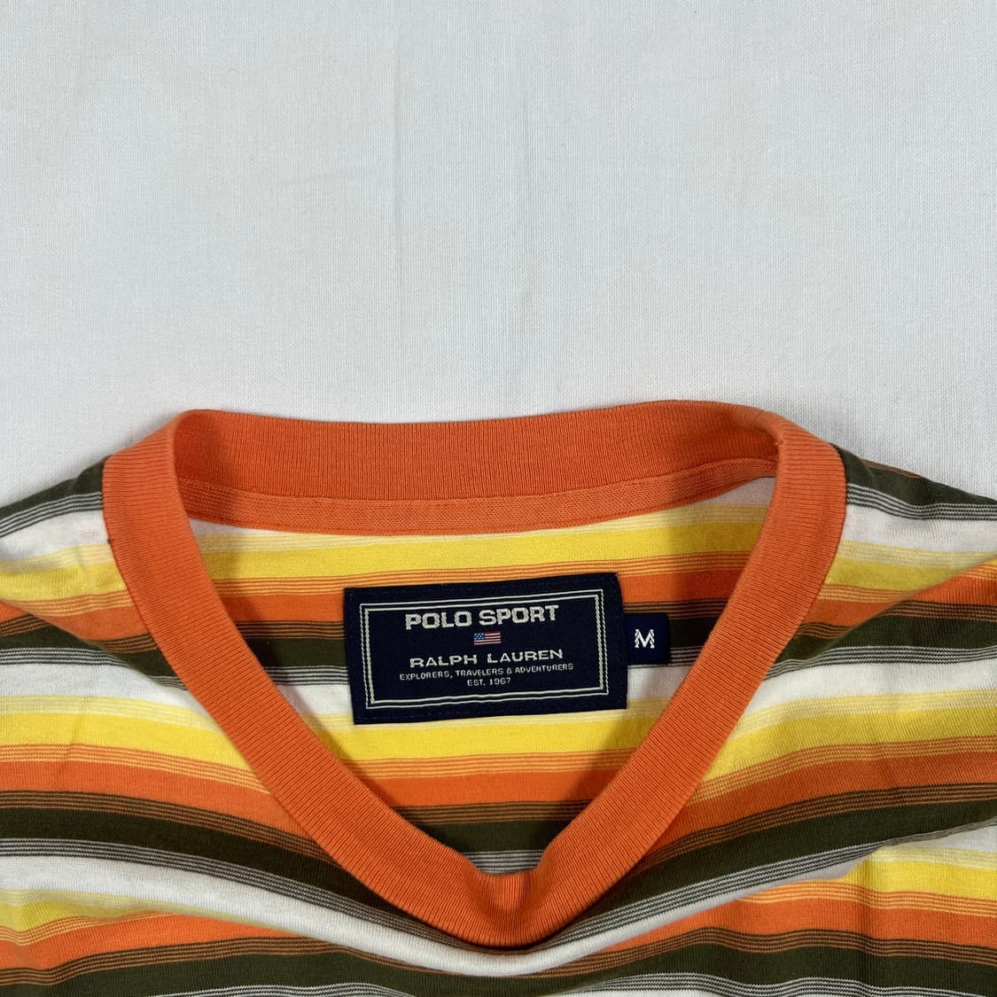 90‘s 폴로스포츠 polo sports 스트라이프 반팔티 상품이미지5