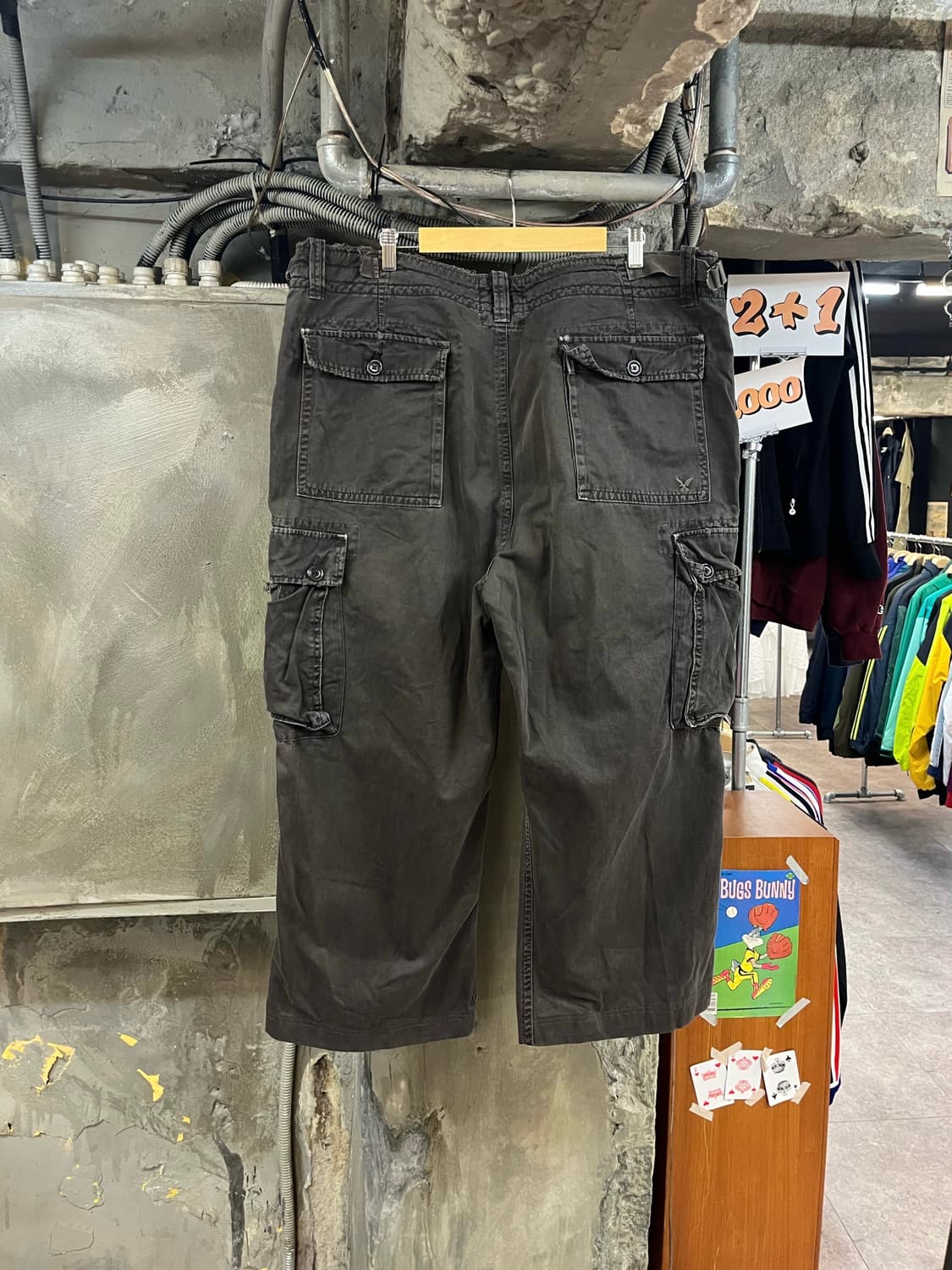 아메리칸 이글 카고 팬츠 차콜 42X32 #csz3653 상품이미지2