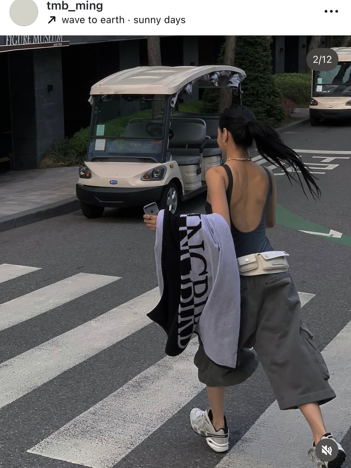 트리밍버드 Utility Pocket Belt Bag (Black) 상품이미지5