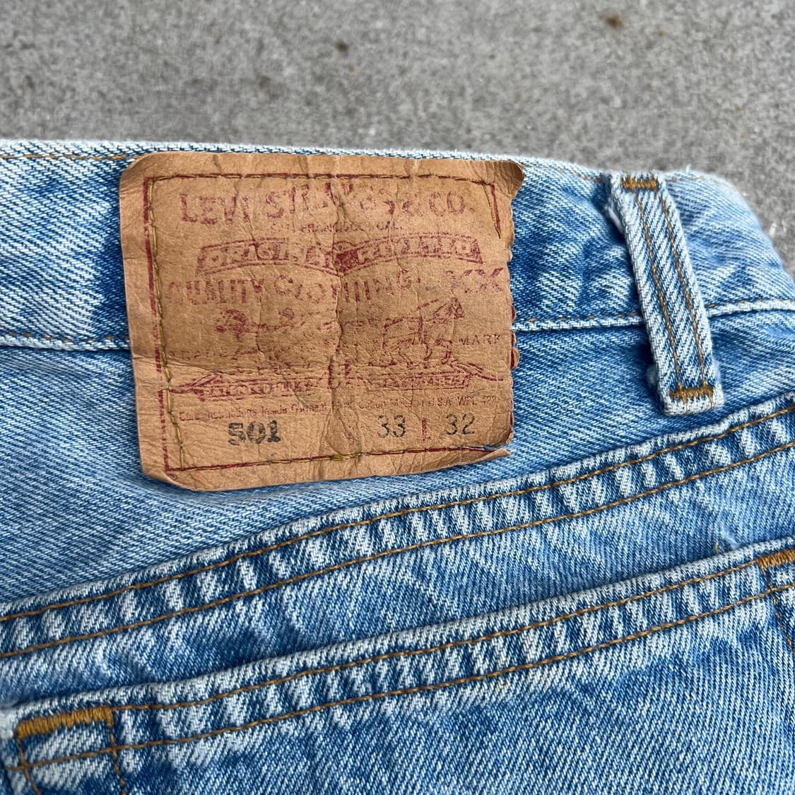 90s USA Vintage Levis 501 W33 L32 상품이미지8