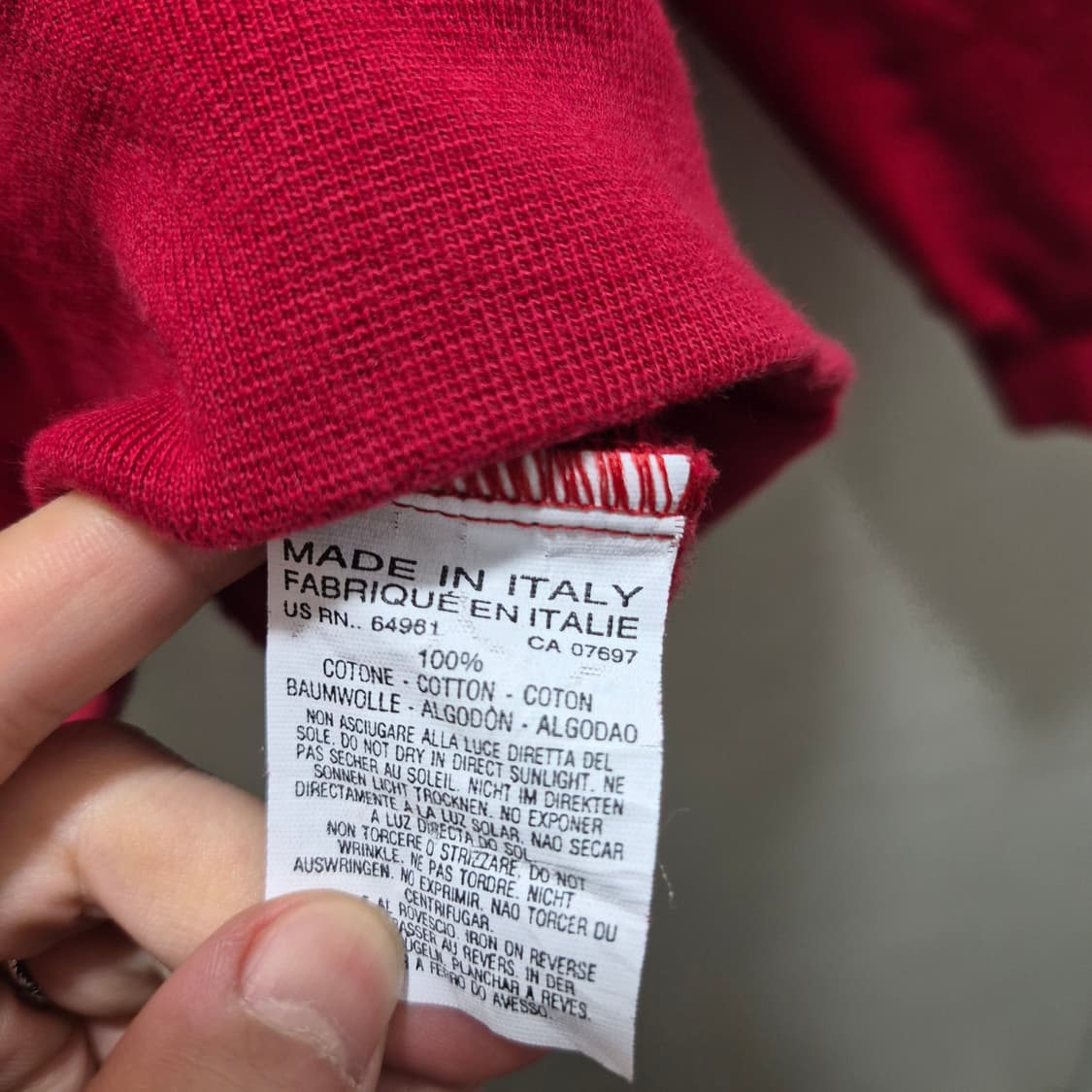 (M) 90s 베네통 로고 스웻셔츠 맨투맨 상품이미지5