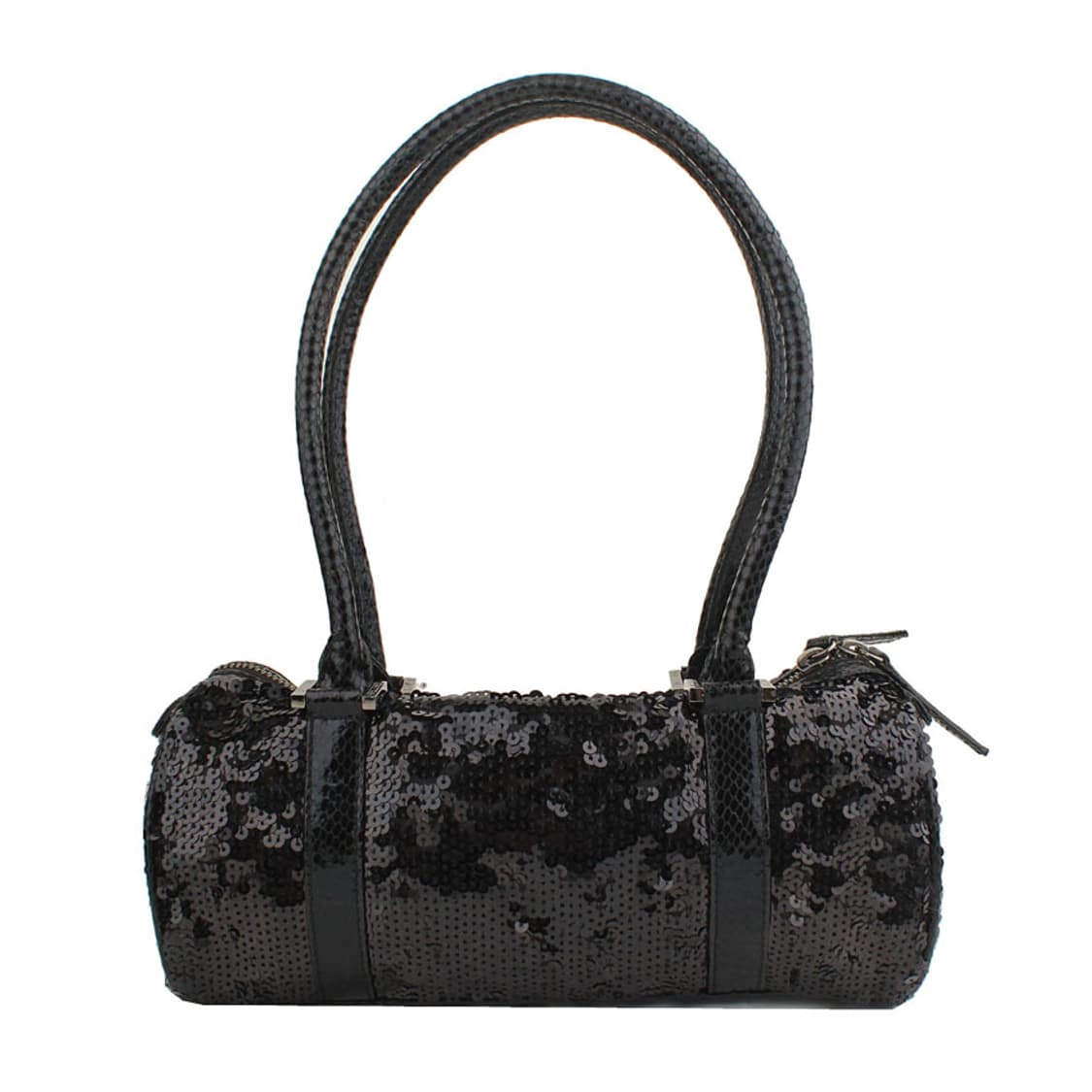 스페치오플리츠 블랙 시퀸 파이톤패턴 숄더 상품이미지3