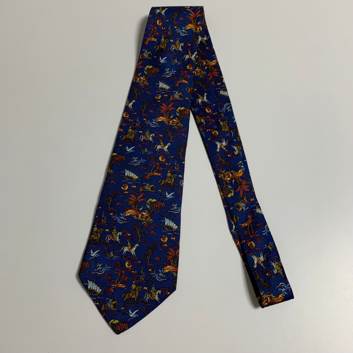 살바토레 페레가모(Ferragamo) 빈티지 명품넥타이 이태리 100실크 상품이미지8