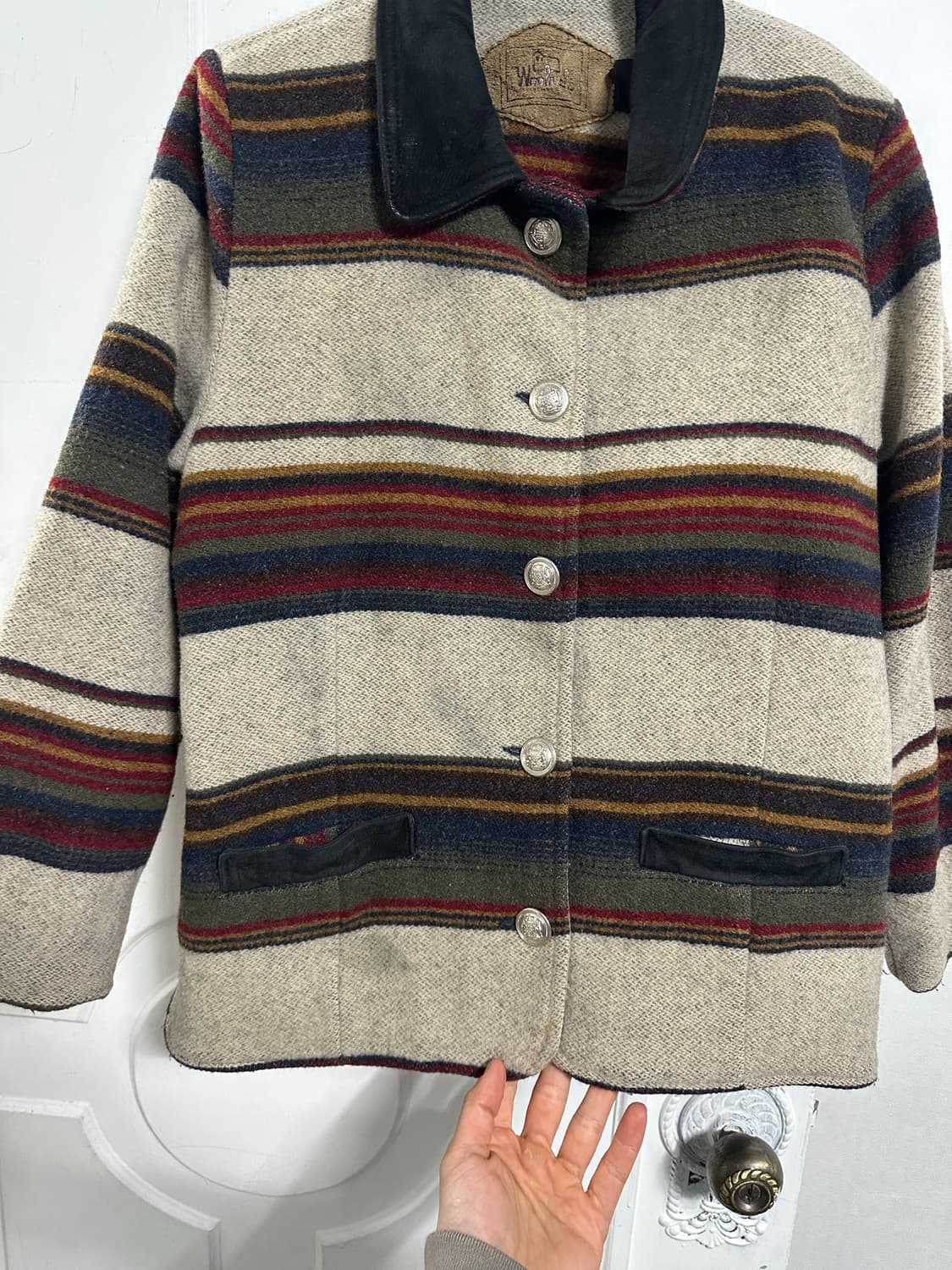 울리치 80S 스트라이프 울 자켓 상품이미지3