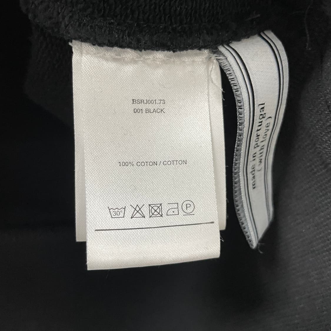 AMI 빅로고 블랙 맨투맨 M 상품이미지5