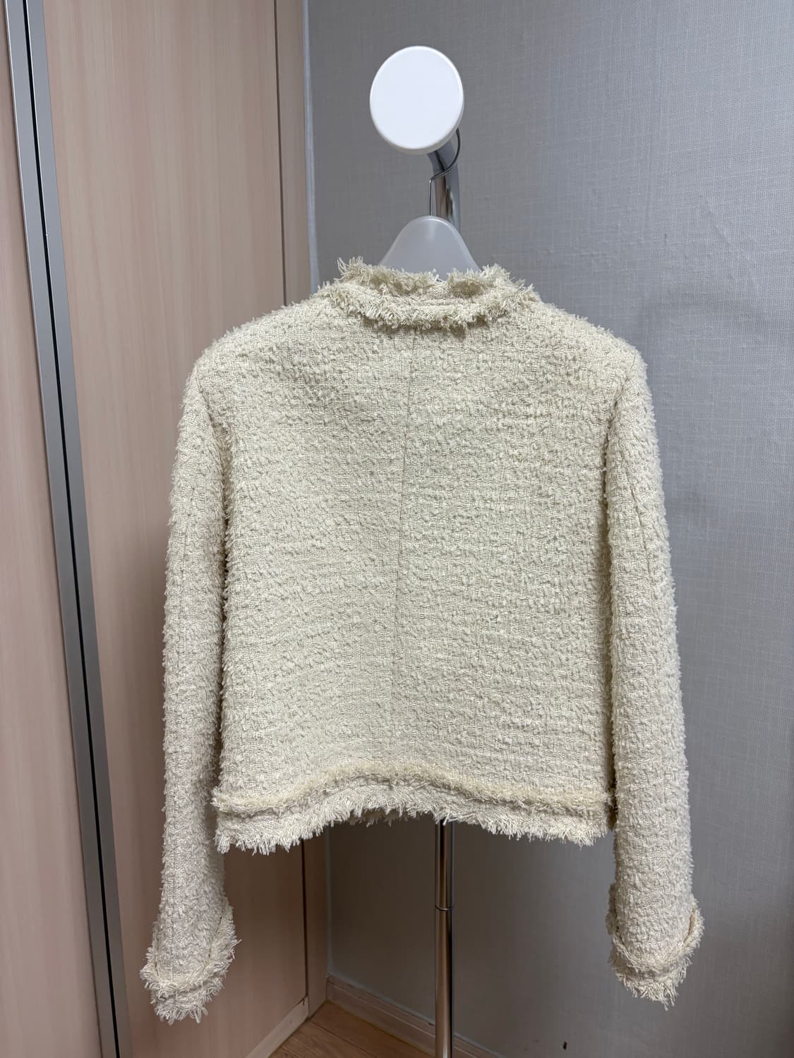 카키포인트 트위드 자켓 상품이미지5