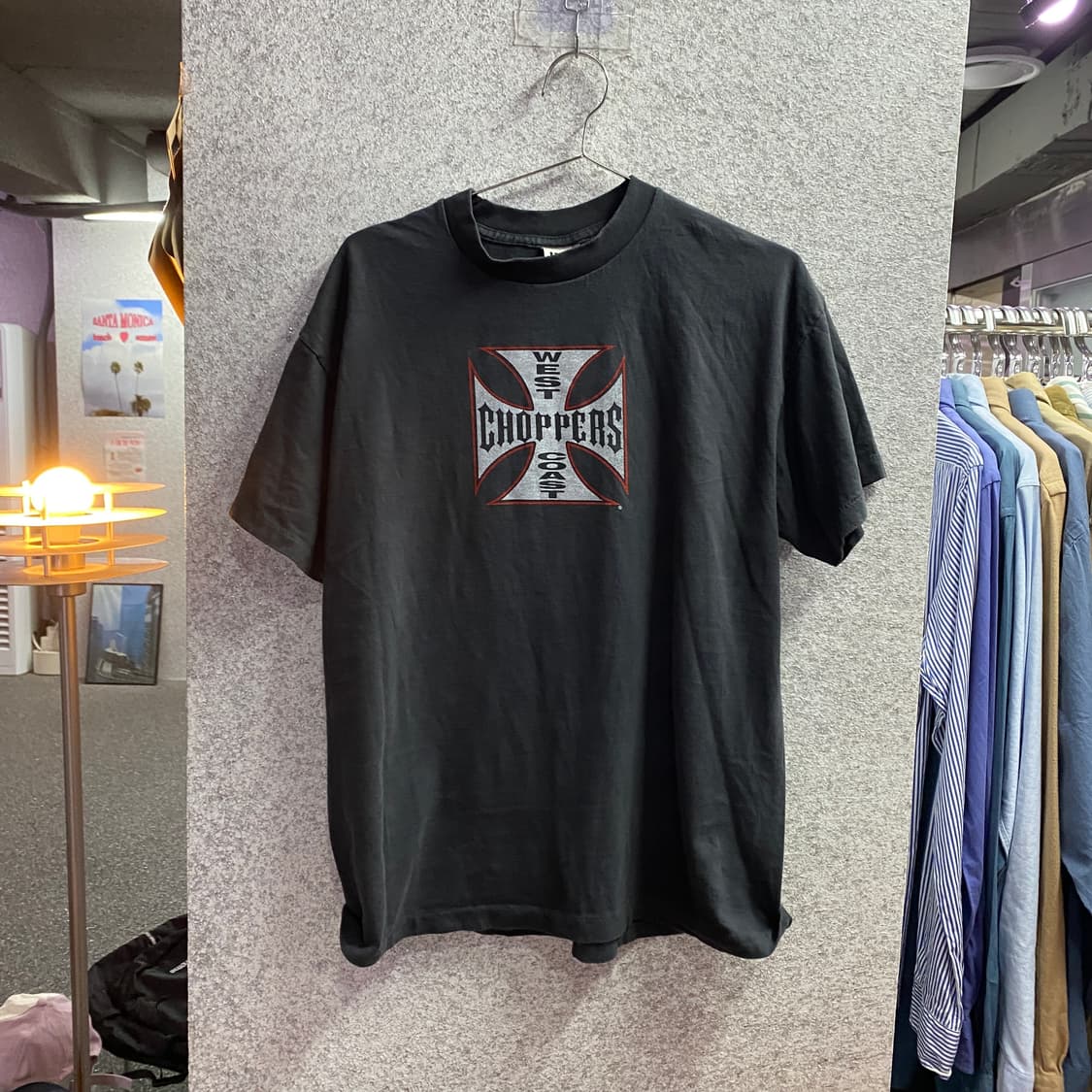 빈티지 웨스트코스트차퍼스 크로스 그래픽 반팔티 B5039 상품이미지2