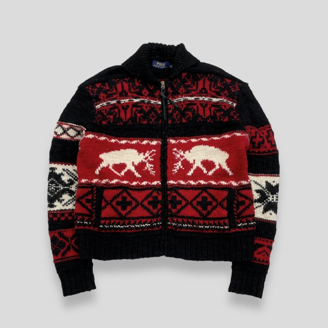 폴로 랄프로렌 코위찬 니트 집업 상품이미지1