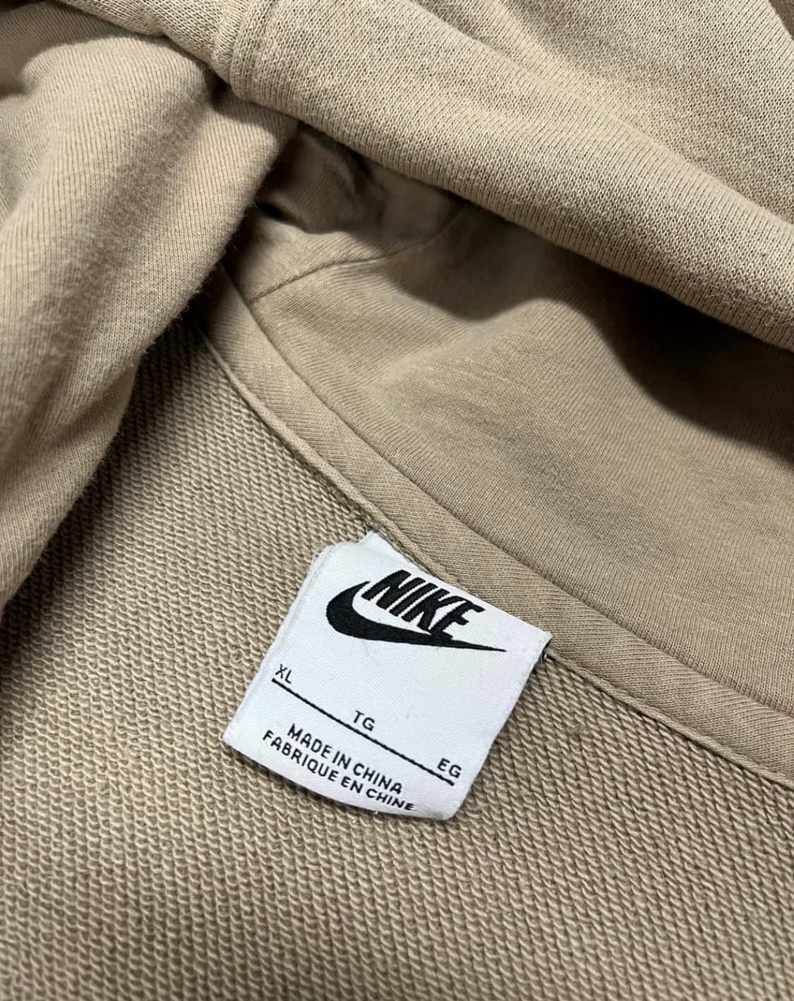 나이키 후드집업 베이지 상품이미지3