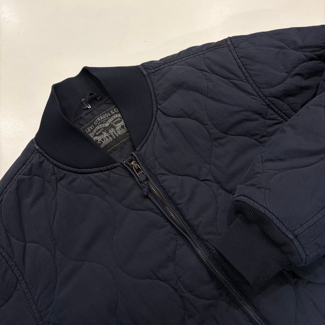 [L] 리바이스 네이비 퀼팅 블루종 자켓 B417 상품이미지3