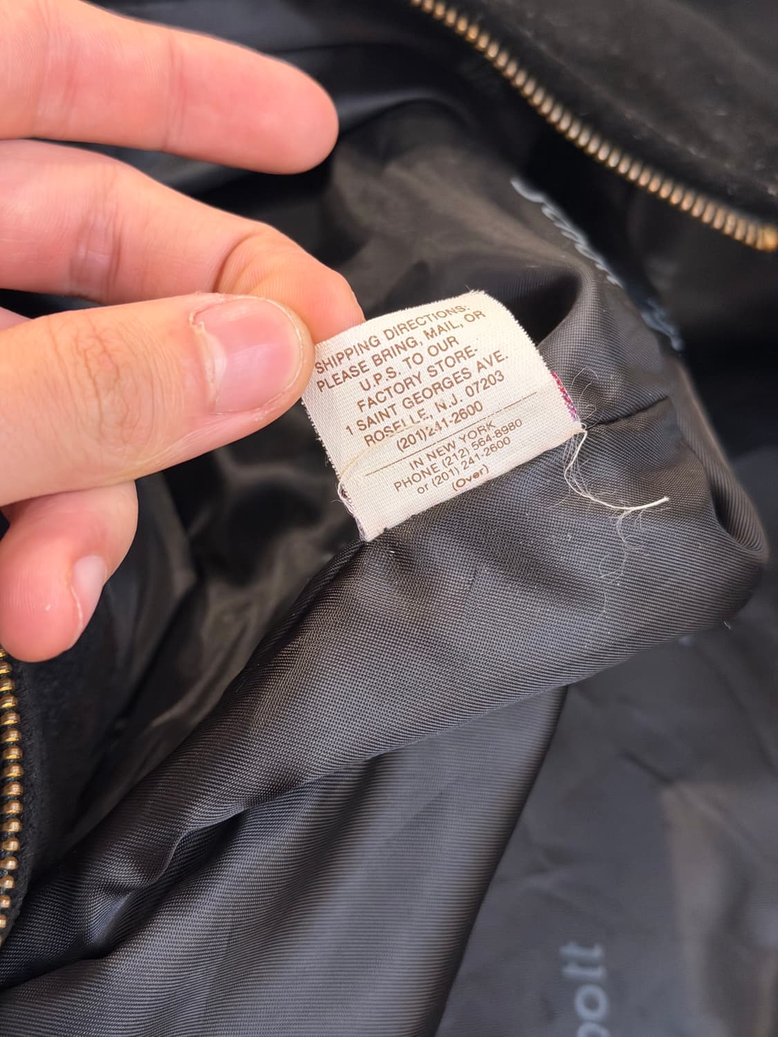 80s 쇼트 오리지널 USA 스웨이드 블루종 봄버자켓 상품이미지7