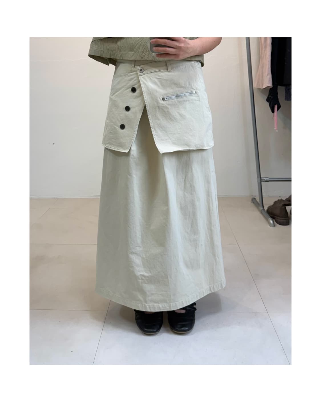 빈티지 레이어드 스커트 상품이미지1