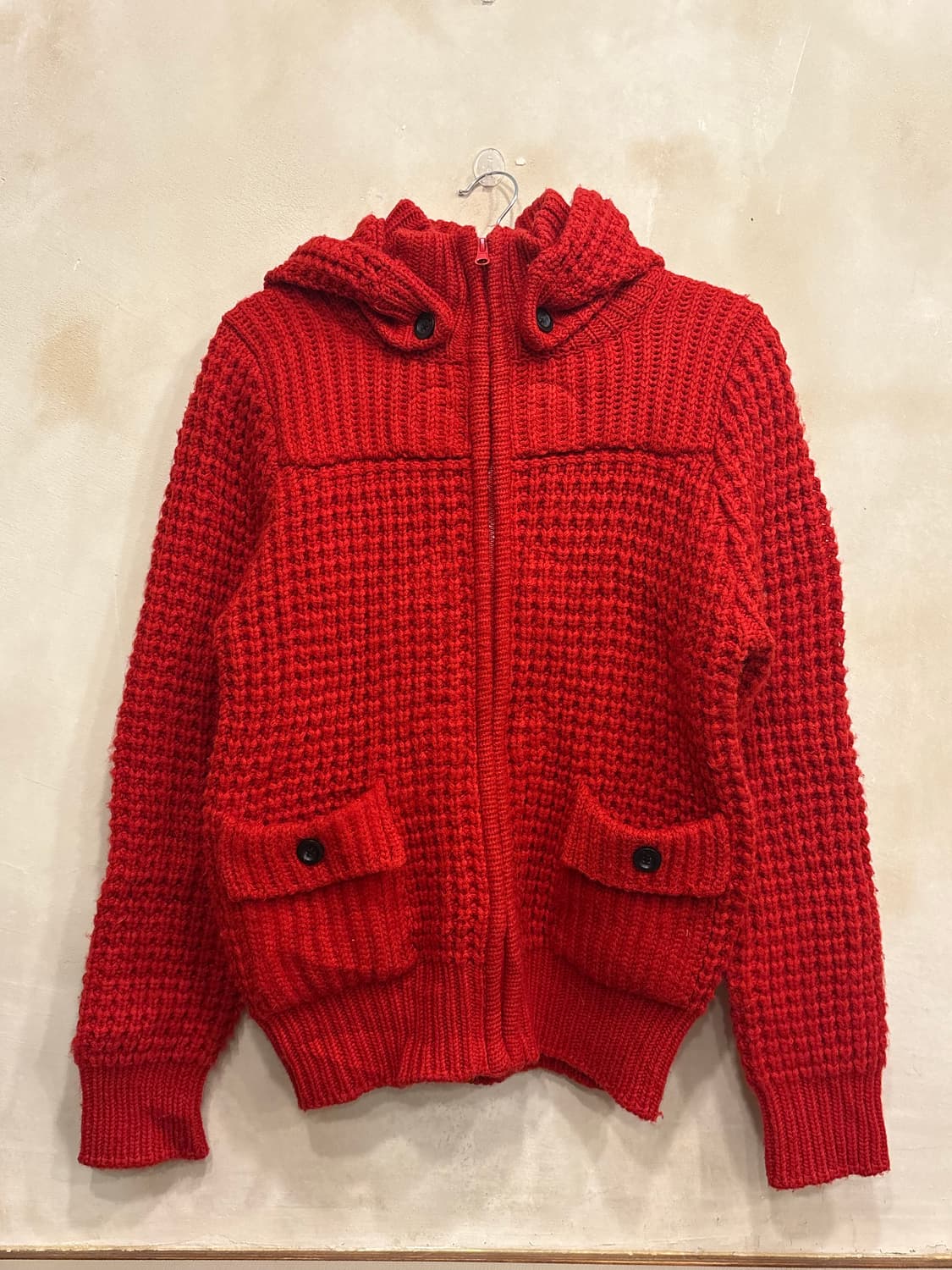 일본빈티지 니트 집업 상품이미지1