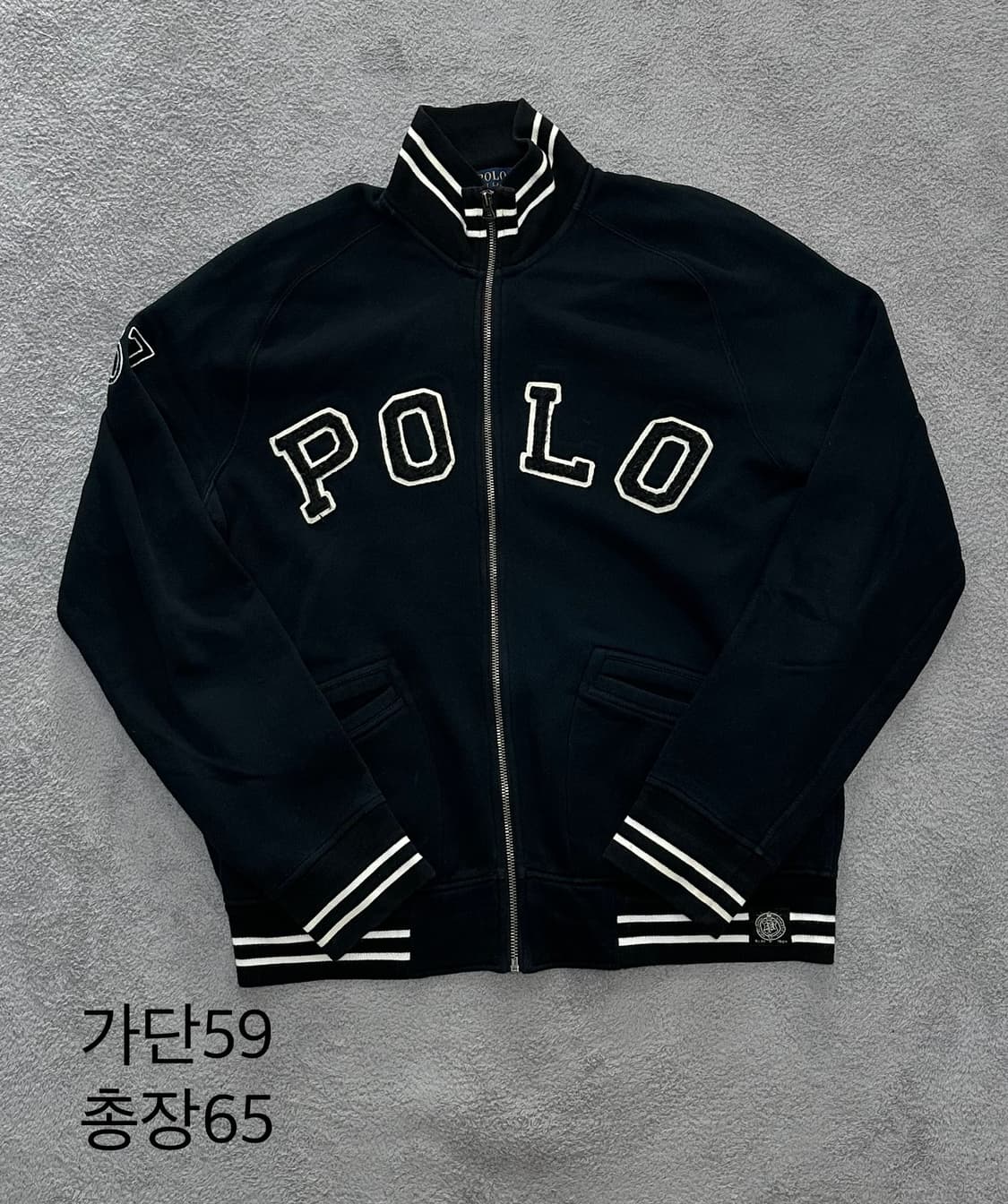 POLO RALPH LAUREN 빅로고 바시티 집업 / 레어 디자인 /  상품이미지1