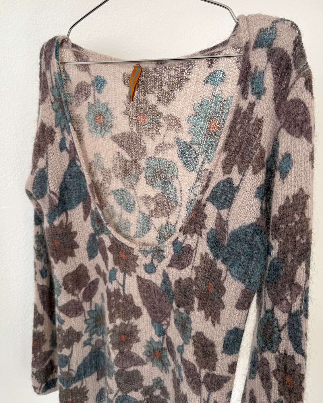 빈티지 플로랄 모헤어 혼방 니트 상품이미지2