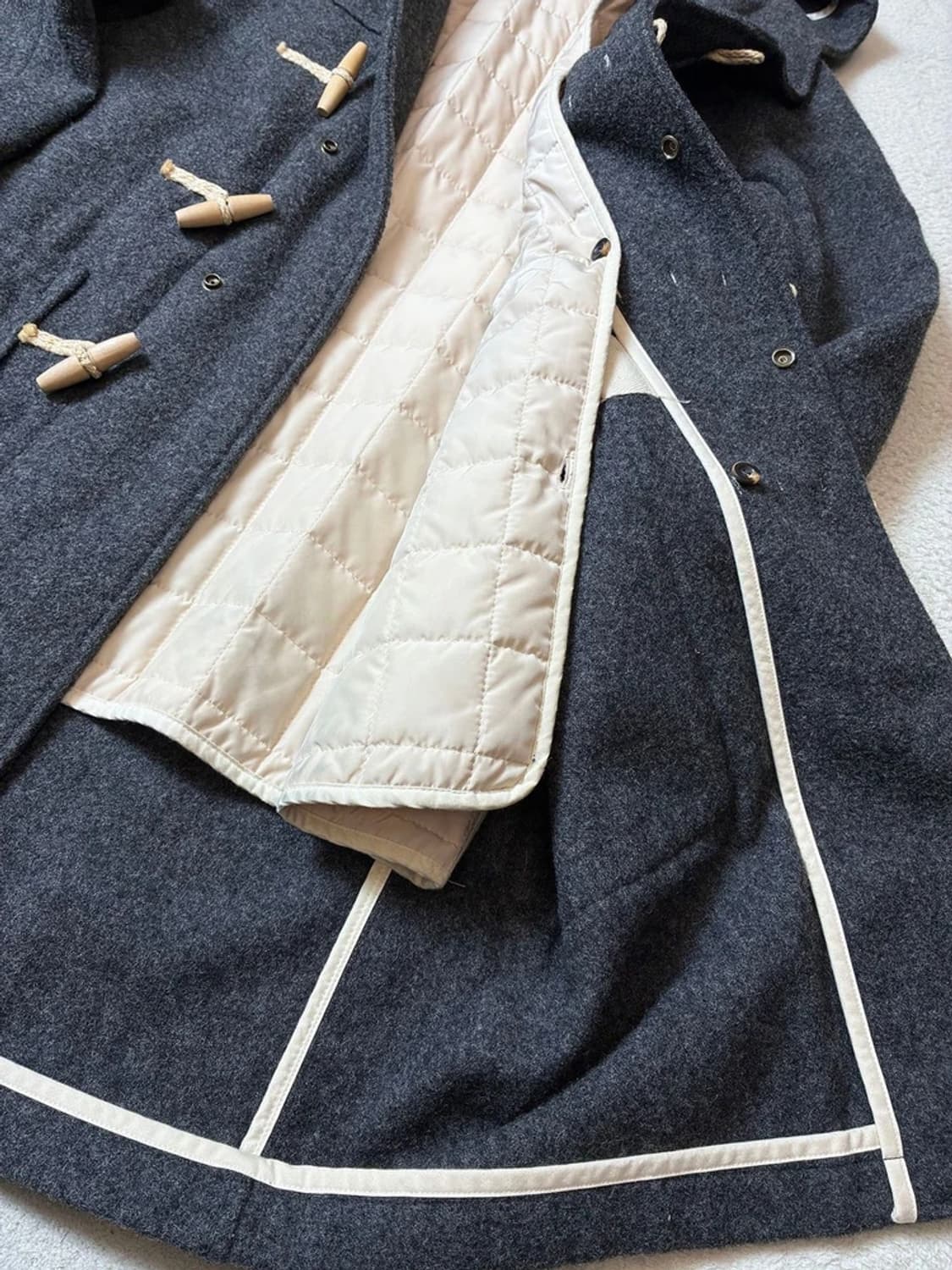 비바스튜디오 코퍼레이트 락앤롤 후디 더플 코트 PN7662 상품이미지6