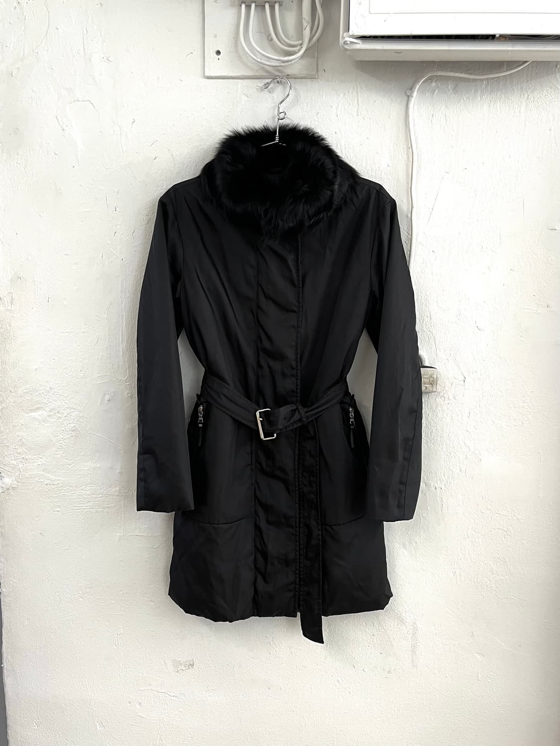 프라다 1999AW 아카이브 폭스퍼 포코노 코트 상품이미지5