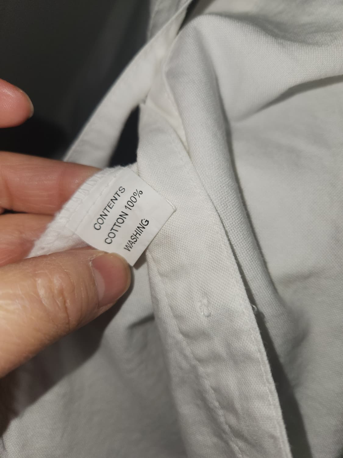 아브라함 여성 면  화이트 셔츠 F 상품이미지4