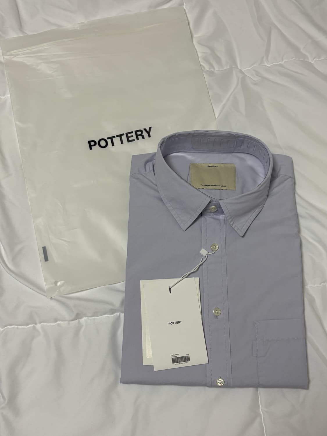 포터리 오가닉 코튼 컴포트 셔츠 Linen Flower(Light) 2 상품이미지2