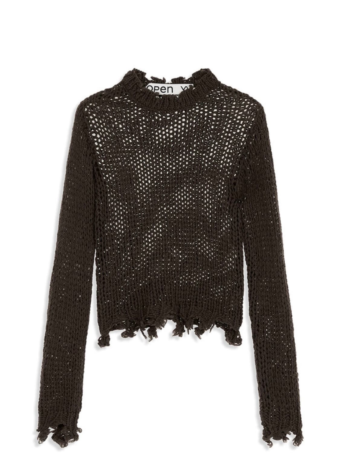 오픈와이와이 Distressed Crop Knit 상품이미지1