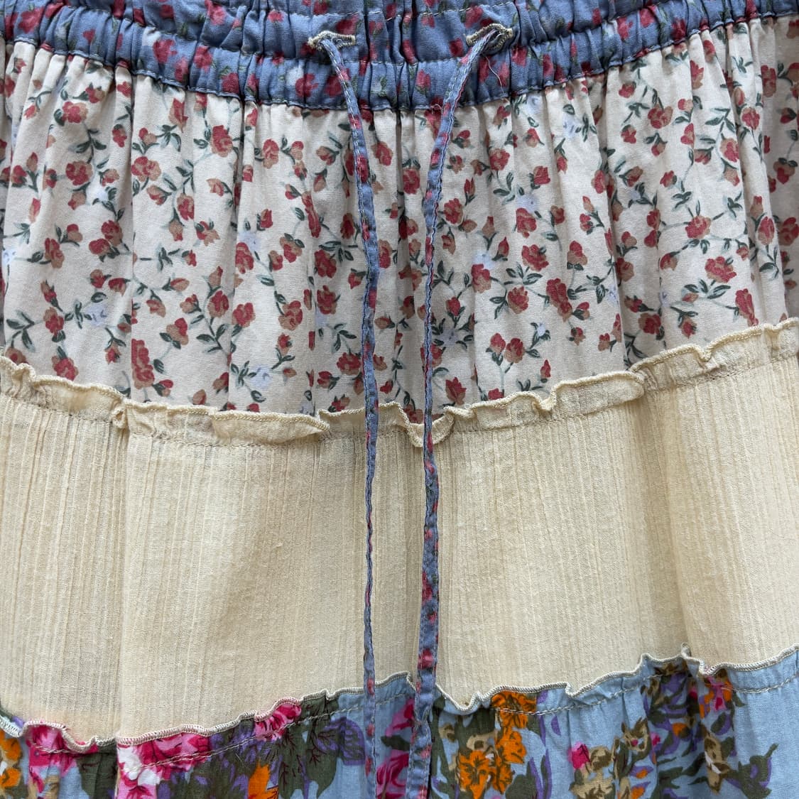 일본빈티지 CYNTHIA 플로럴 캉캉 스커트 상품이미지3