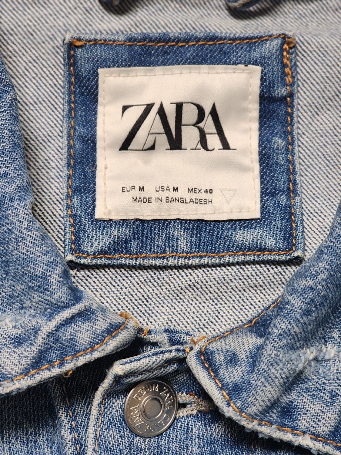 자라 데님 자켓 95 상품이미지5