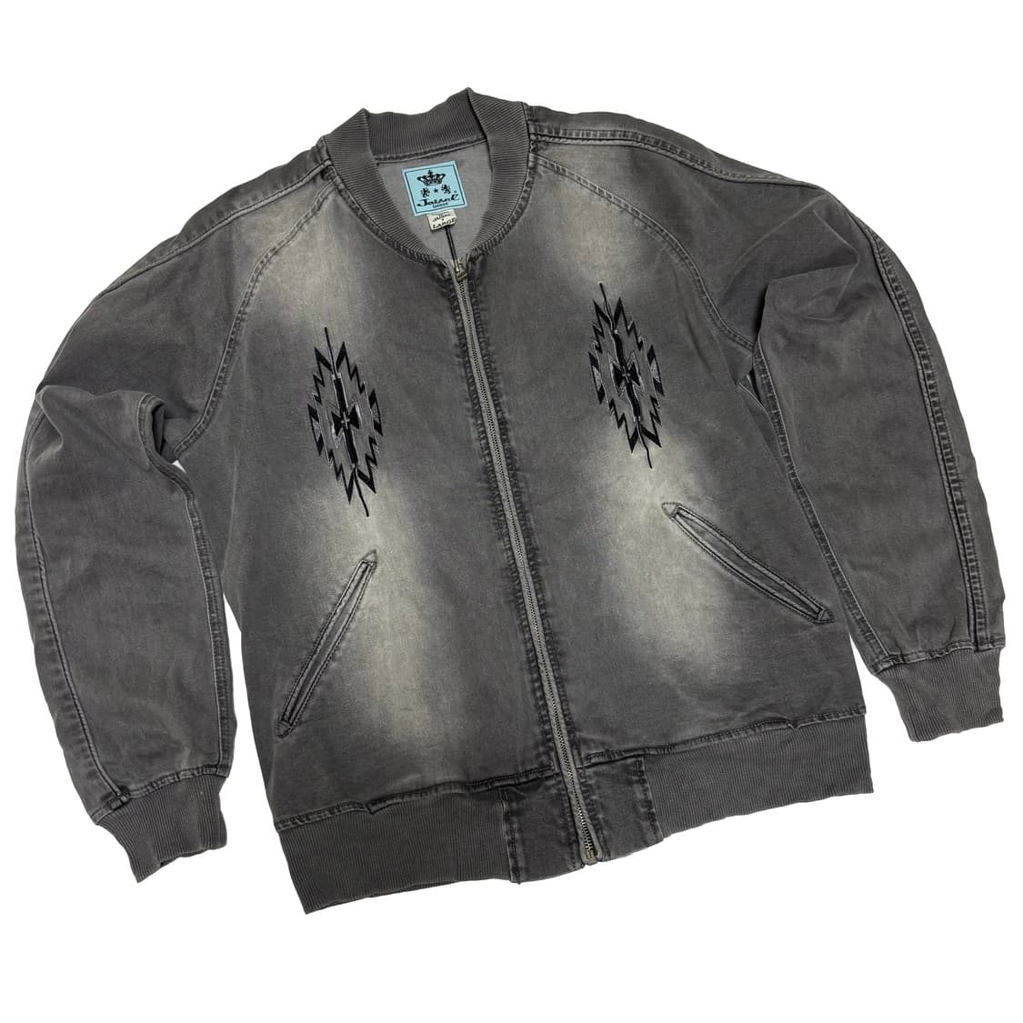 자이젤 런던 나바호 패턴 자수 빈티지 워싱 자켓 상품이미지2