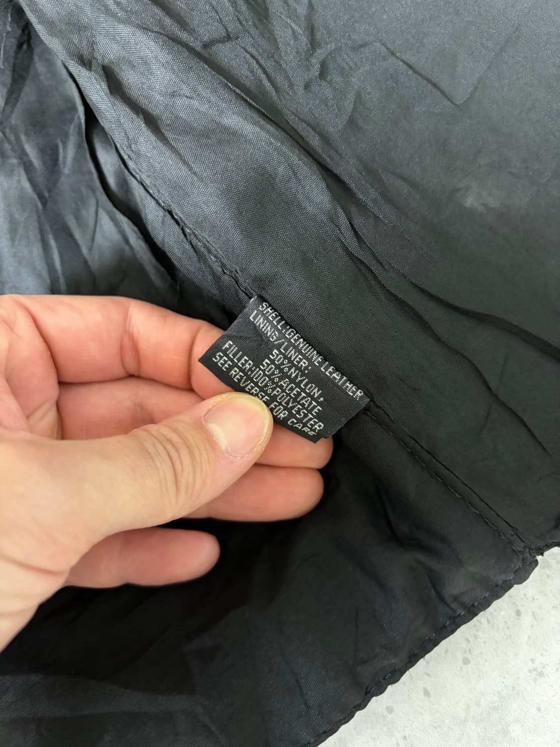 바이커 리얼 가죽 자켓 베스트 상품이미지3