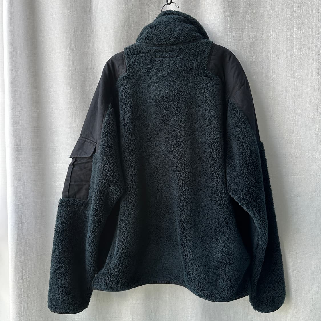Rag&Bone 랙앤본 플리스 로건 풀오버 블랙 다크그린 XL 상품이미지9