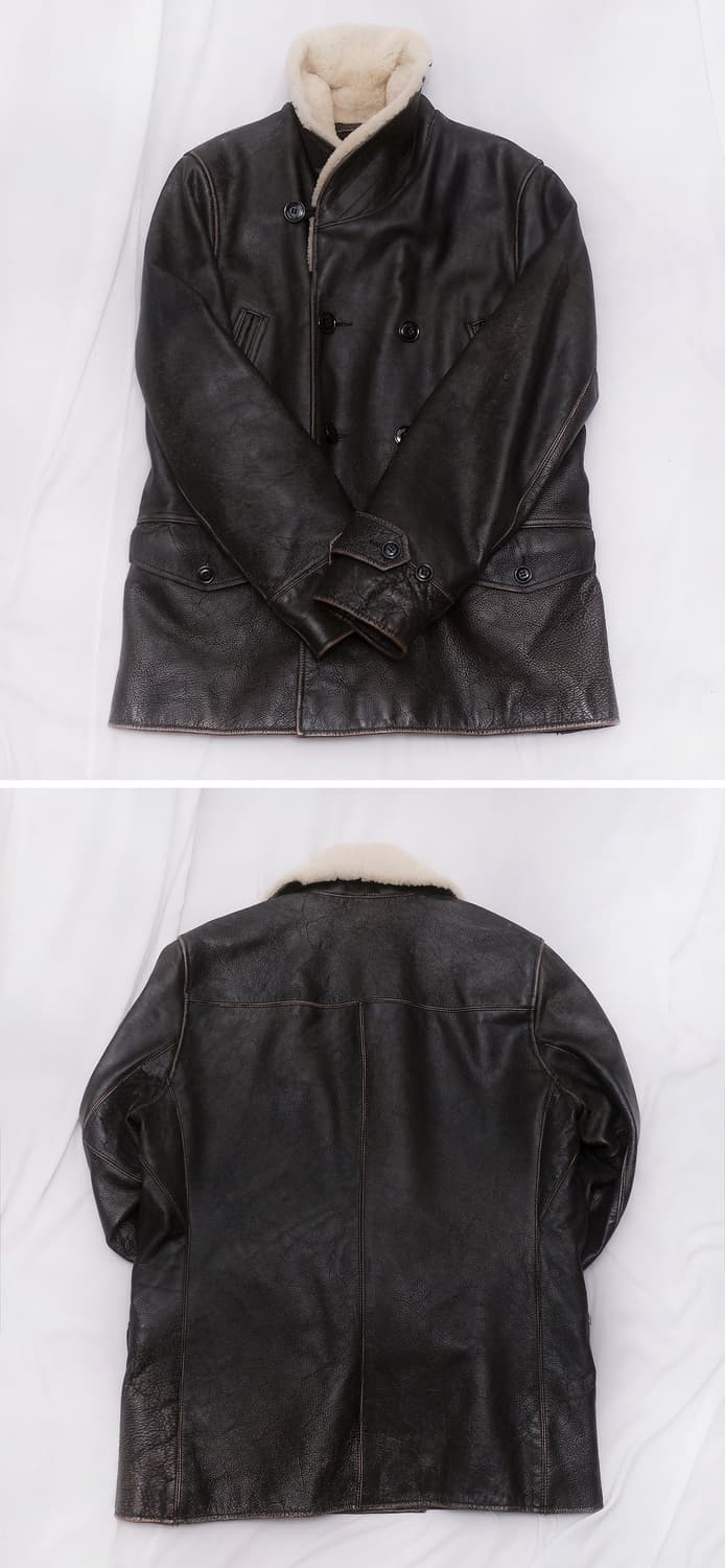 랄프로렌 데님앤서플라이 버팔로 가죽 무스탕 코트 (L / 105+) 상품이미지3