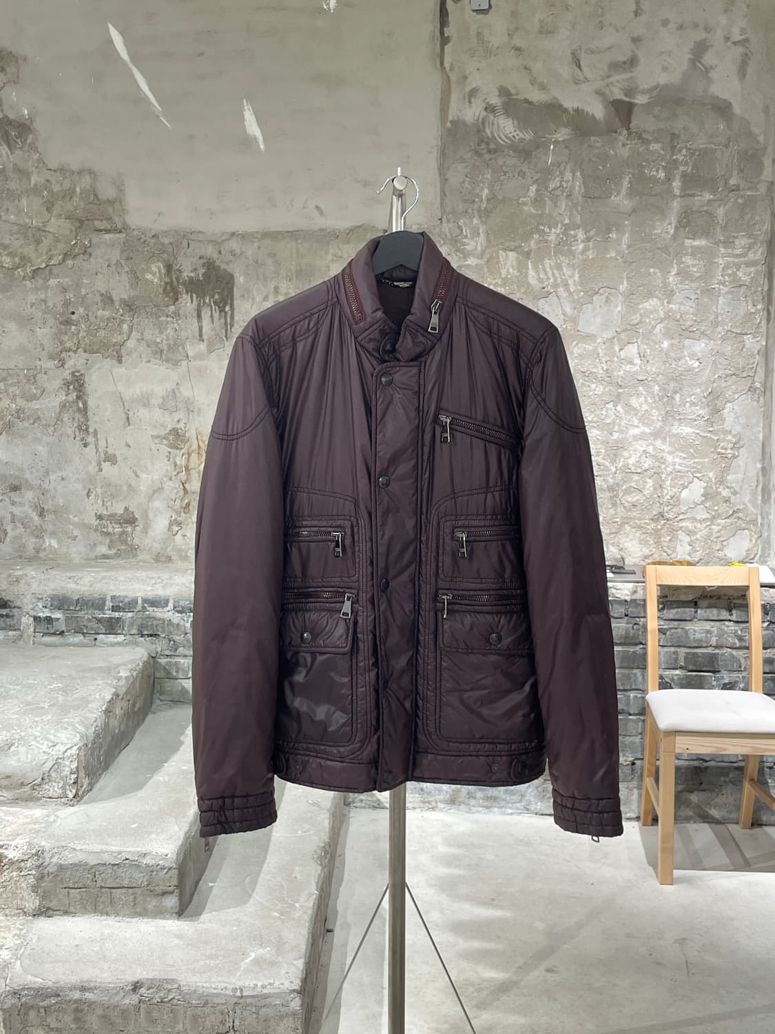 돌체 앤 가바나 마호가니 유틸리티 폴리에스텔 자켓 상품이미지1