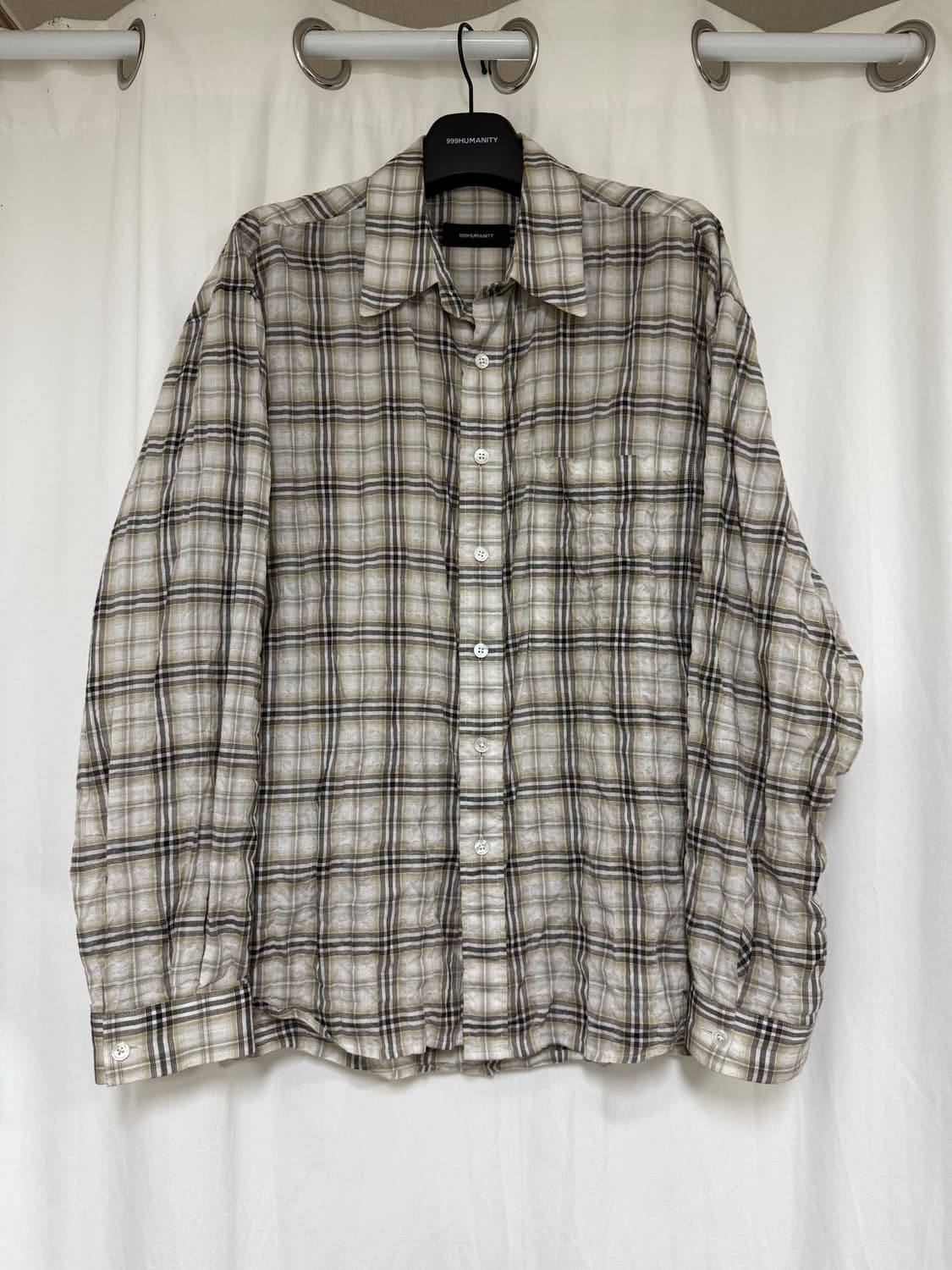 999휴머니티 이지 체크셔츠 상품이미지1