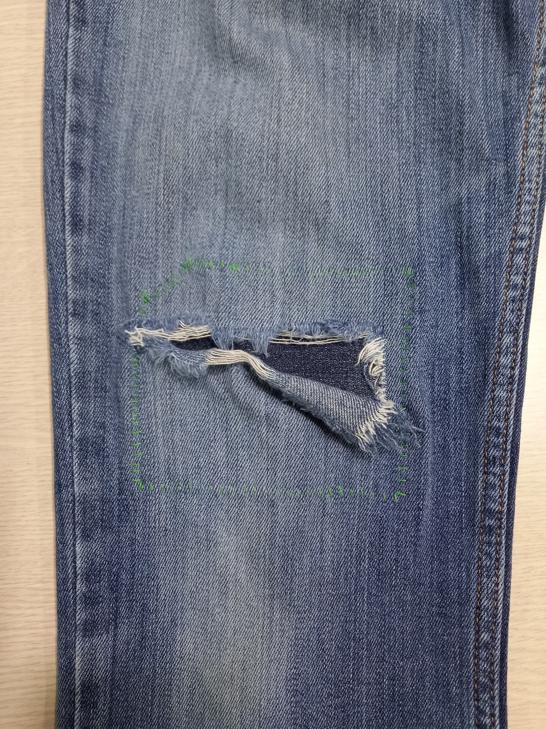 32 리바이스511 콜롬비아 워싱 스판 슬림일자 리페어진 32-301 상품이미지10